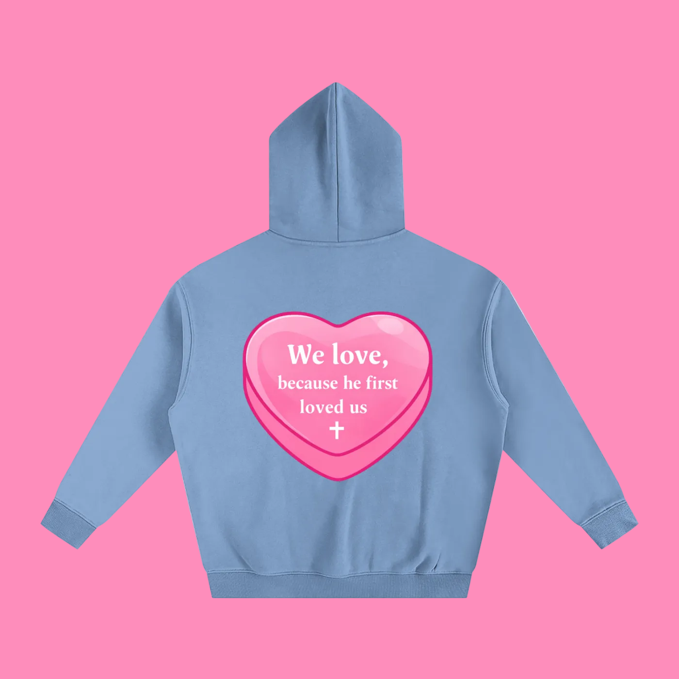 Christ Lover Hoodie BLUE