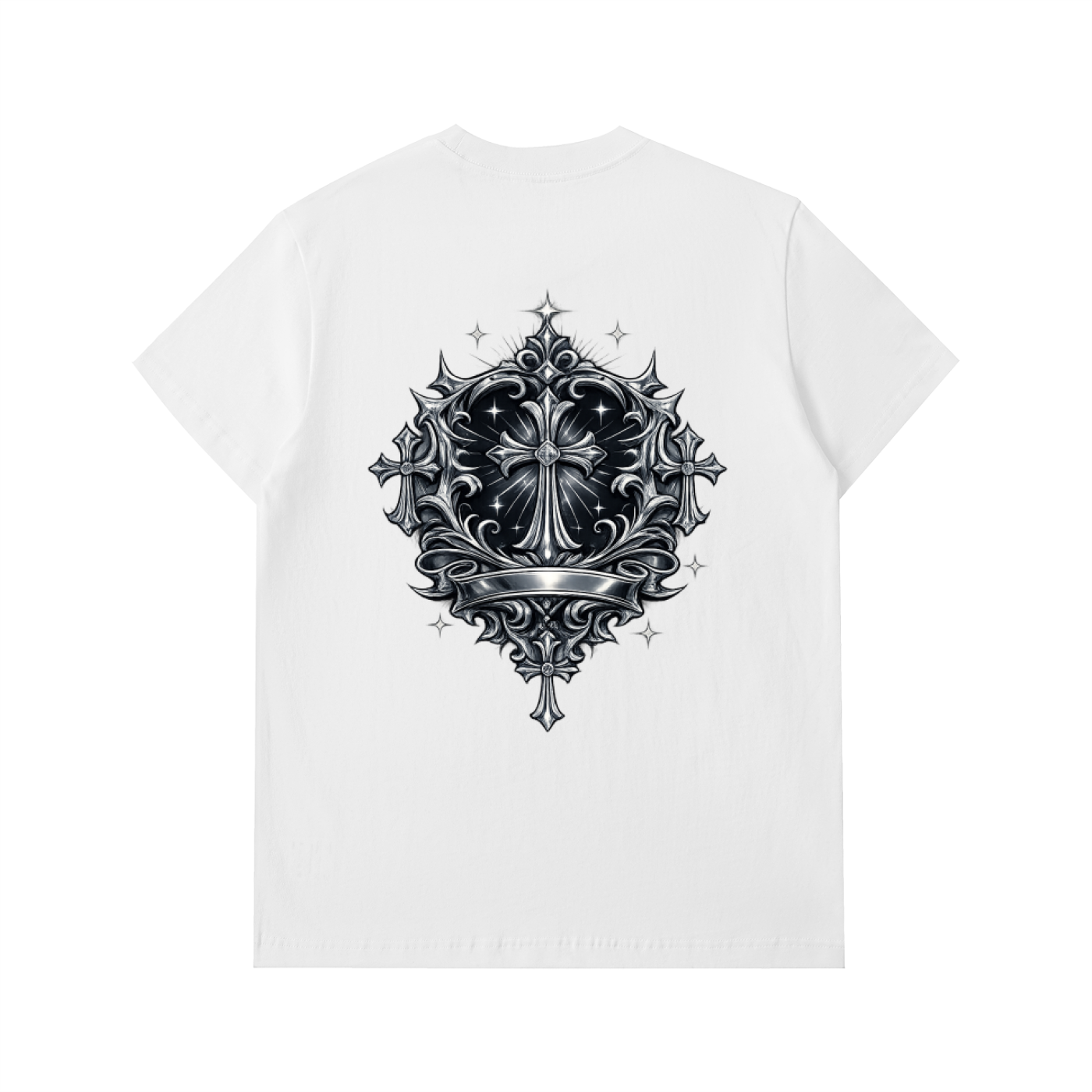 CHROME CHRIST WHITE TEE