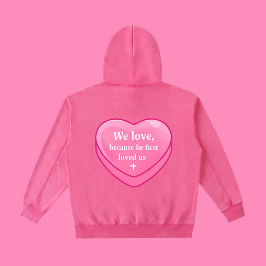 Christ Lover Hoodie PINK